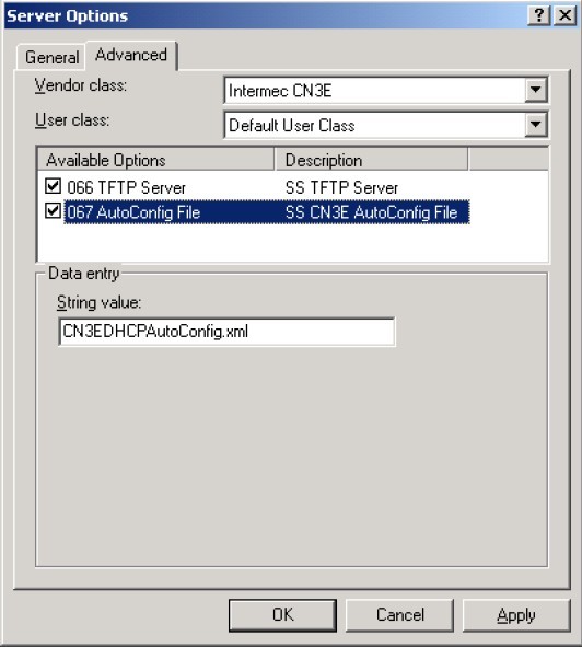 輸入SmartSystems Auto Configuration文件名