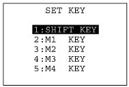 SET KEY����