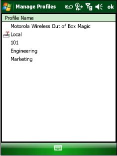 Manage Profiles����